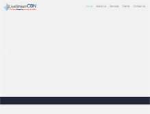 Tablet Screenshot of livestreamcdn.com